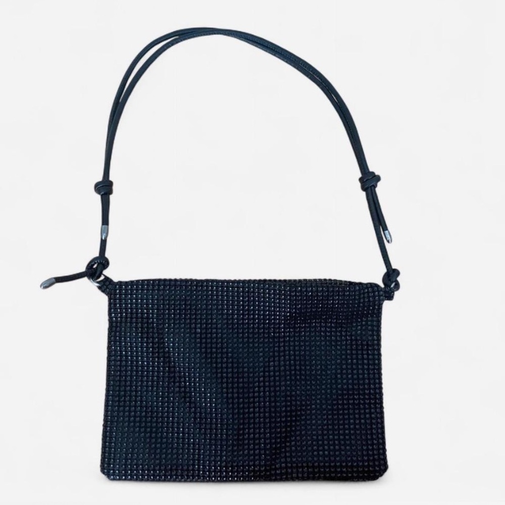 Black Rhinestone Shoulder Bag